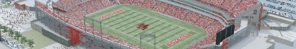 Houston Stadium year opened location construction cost capacity cost per seat concourses width length footprint square feet 2014 Houston, Texas $105.
