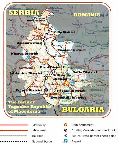 Figure 7: Territorial scope of Bulgaria -programpa Cross-border Programme Source: Bulgaria - Serbia IPA Cross-border program website