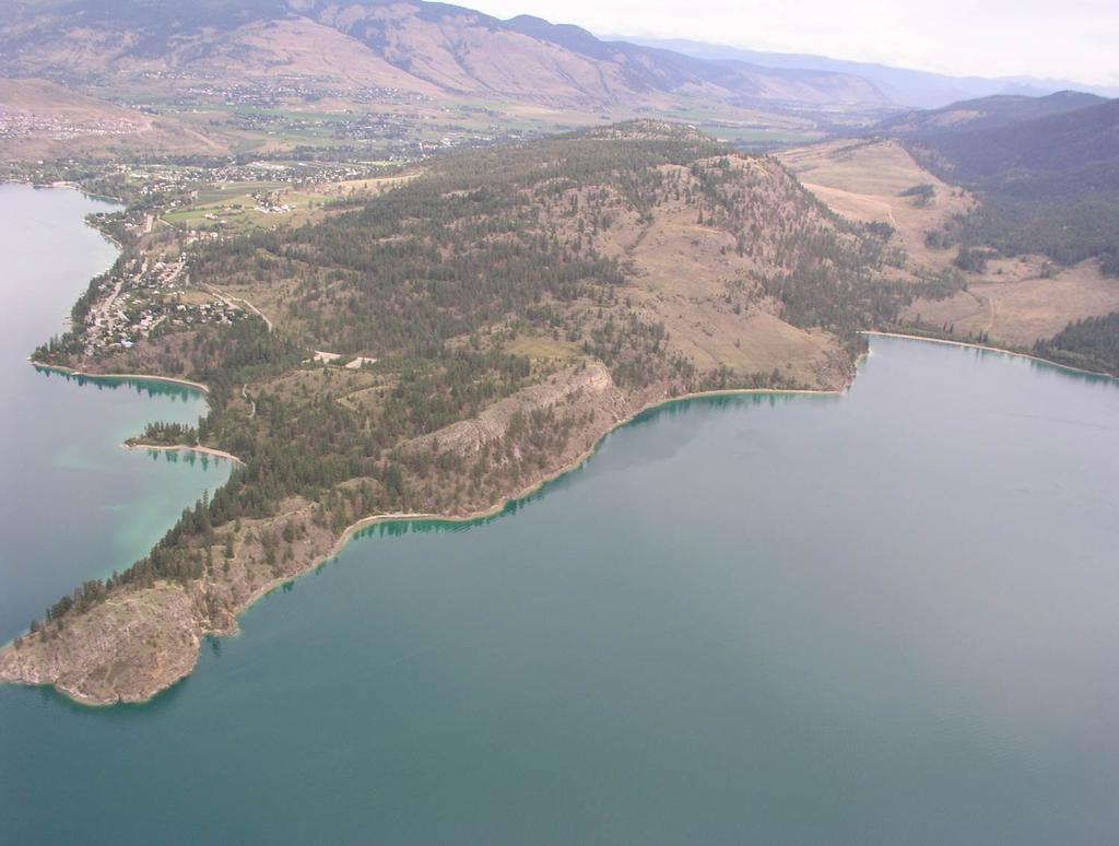 Kalamalka Lake Protected Area, which was established in 2001 and provided Class A park status in 2008.