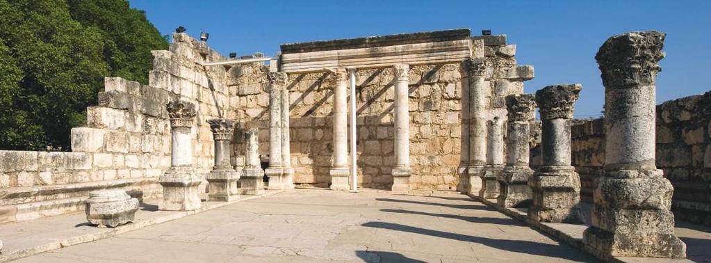 Capernaum Grand Tour of Israel 12 or 14 Days Safed Acre Kuneitra Haifa of Tiberias Galilee Megiddo Caesarea Beit Shean Masada Departs: Wednesdays Tour does not operate on the: 6 Mar; 10, 17, 24 Apr;