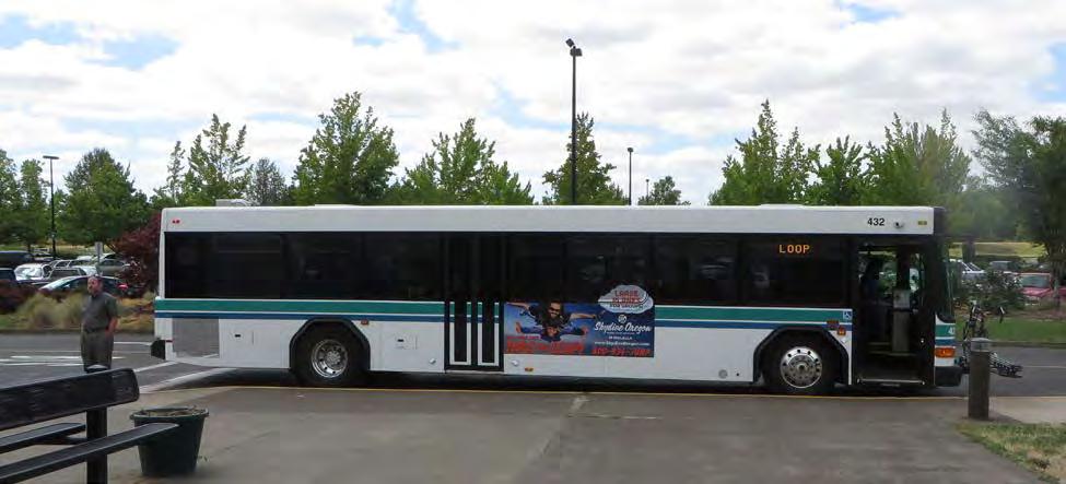 Figure 15 Loop Vehicle at LBCC Source; Nelson\Nygaard Facilities The primary transit facility in Albany is Albany Station (shown in Figure 16).