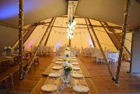 Hard-standing options If you are wanting your tipis to be built on a hard-standing surface, such as a car-park, graveled area, exhibition hall or courtyard, then fear not Big Chief can help!