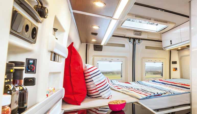 Mobile comfort Benefit from 60 years of motor home experience! Whether you re going on a weekend trip or on vacation: with the Columbus, Westfalia makes big travel dreams come true in a compact space.