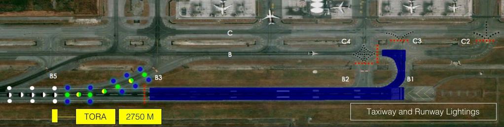 Airport (VTBS/BKK) as depicted in Figure 1. Figure 1: Portions of 19L / 01R under Maintenance, Entrance and Exit 2.