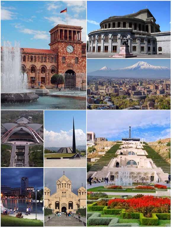 Yerevan is the heart of Armenia. 12 th historical capital of Armenia since 1918. 2800 year old ancient city. 29 years older than Rome. Rosy city because of rosy tuff (construction material).
