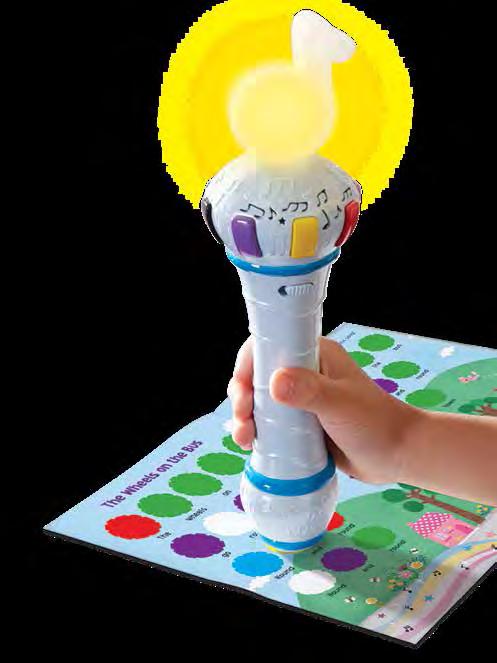 35 Magic Moves RainbowJam Imaginative Play Touch RainbowJam to colorful objects around you to hear its musical note,