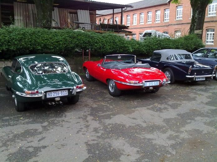 Some of the cars that attended the One monastery of the visiting Jaguars October Run The Durban Early Car Club extended an invitation to the Jag Club to join them