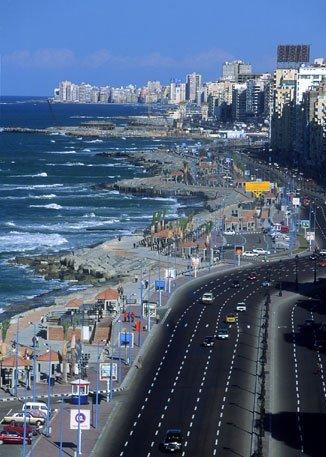 With about 5 million inhabitants, Alexandria is Egypt's second biggest city.