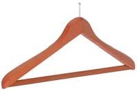 Coat hanger Material: Plastic or beech Installation: With anti-theft pin for hooking into glides Version Single With trouser bar Material Plastic Finish/colour Light grey Beech Light grey Plastic