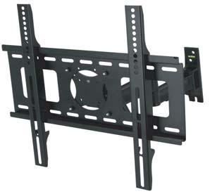 TV and Hi-Fi Fittings TV Wall support brackets Tilt & Slide & Swivel version Tilt & Slide version We reserve the right to alter specifications without notice (HTH Furniture Fitting 201).