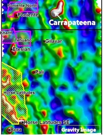 CARRAPATEENA: REGIONAL EXPLORATION Reviewing the regional exploration data has produced a number of high quality, drill ready exploration targets.