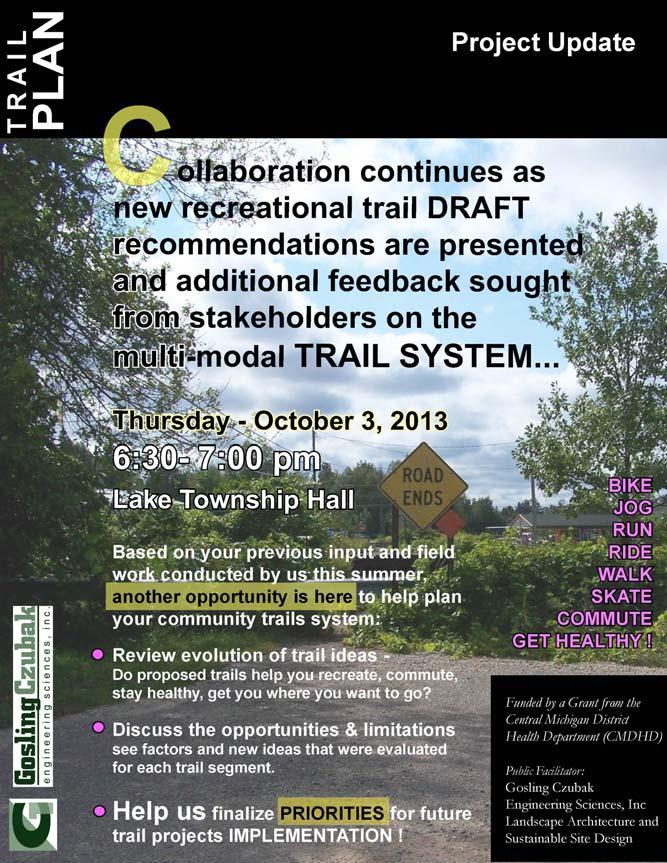 2.3 STAKEHOLDER INPUT DESIGN DAY #2 The information flyer below was prepared and set out