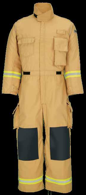 5 x 6 Pleated Pocket with flap on Right Chest Stand-up overlap collar provides neck protection when needed 2-piece set in sleeves
