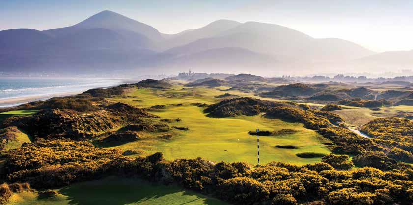 GOLF IRELAND 6-Night Custom Tour Royal County Down Golf WESTERN LINKS Includes 6 Nights/5 Rounds Day 01: Depart for Ireland, overnight flight. Day 02: Arrive Shannon or Dublin.