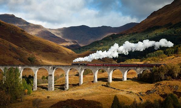 Glenfinnan Viaduct Day Five: the Jacobite Steam Train An early departure required this morning as you head west and step on board the steam train for what is often