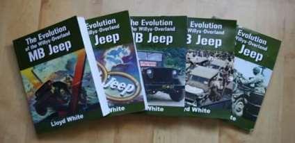 JEEP BOOKS Here is the latest works from Lloyd White in the US. A few years back he completed a five volume set of the history of the Willys MB.