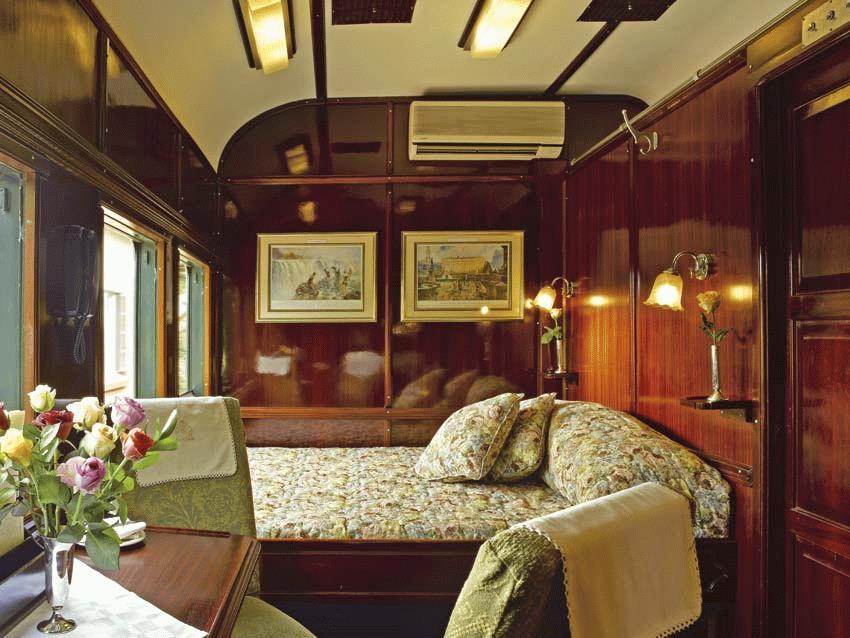 The Suites World-Class Comfort & Style The rebuilt sleeper coaches contain the most spacious train suites in the world, offering