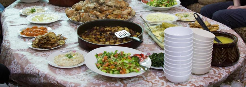 For dinner, a delicious, home-cooked traditional Arabic meal will be prepared by a local Jordanian family, and served right in their own house.