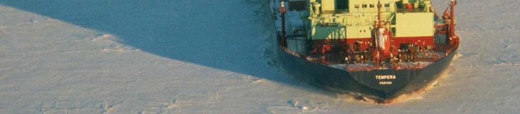 independently through 13 meter deep ridges The vessel did not require any icebreaker