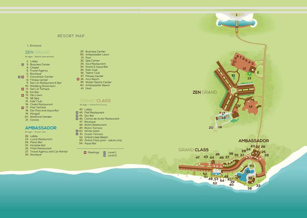 Resort Map 3 Ambiances Zen