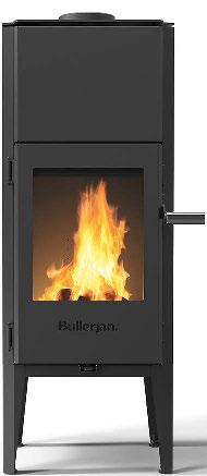 In a Bullerjan stove wood is burned in an especially efficient and environmentally sound way.
