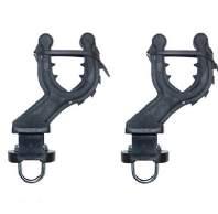 easily attaches to ATV racks and