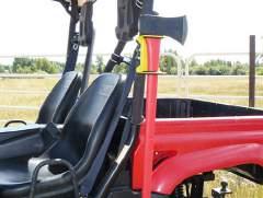 allows you to put this rack anywhere on your ATV rack or rail.
