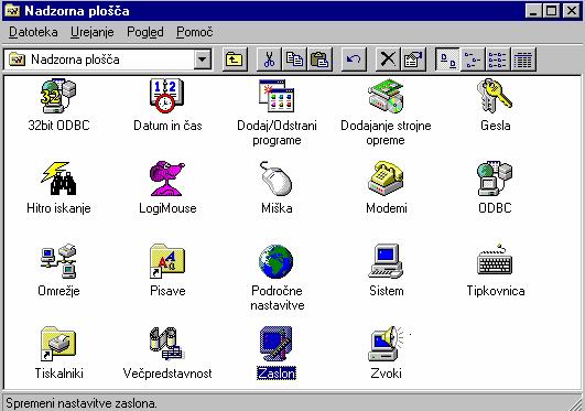 Ikona, ki predstavlja bližnjico do Word-ove datoteke Prog_96a.doc. Ikone pravzaprav predstavljajo grafino - slikovno bližnjico do map, programov, datotek itd.