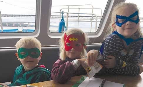 Thought Leadership Below: Wee Superheroes on the Queensferry Crossings June Boat Trip.