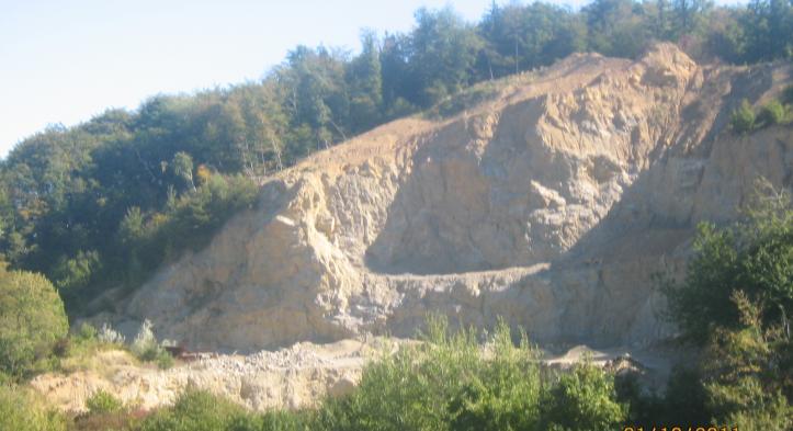 Slika 41: DO v občini Šentjur (kamnolom Pletovarje) Kamnolom Jakobec po kriterijih spada med območja za pridobivanje mineralnih surovin (kamnolomi). Območje je delno opuščeno z novo dejavnostjo.