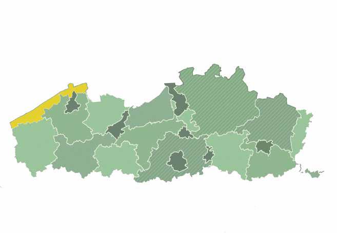 2017 / Division of overnight stays in the Flemish countryside 1% RANDSTEDELIJK GEBIED ANTWERP-MECHELEN 19% 29% COAST 2% 3% 2.1 MLN 3.