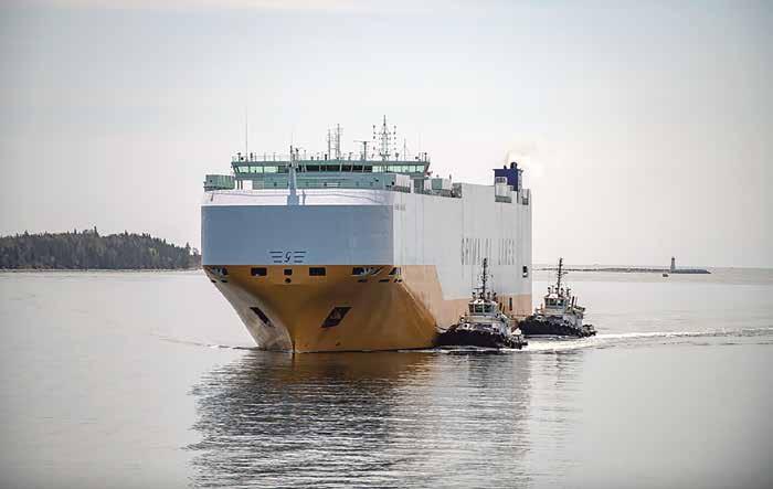 FLEET New York and Halifa christened The two state-of-the-art PCTCs deployed on the Med/North America service In two different ceremonies held,
