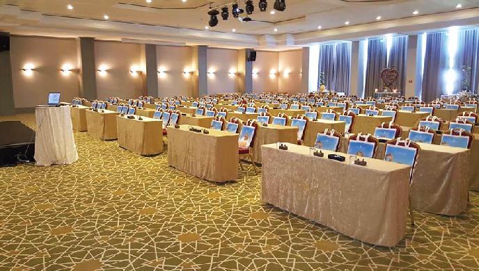 CONVENTION CENTER For the organization of all special banquets and conferences, there is our conference room with an area of 625 m2 In addition, there is the
