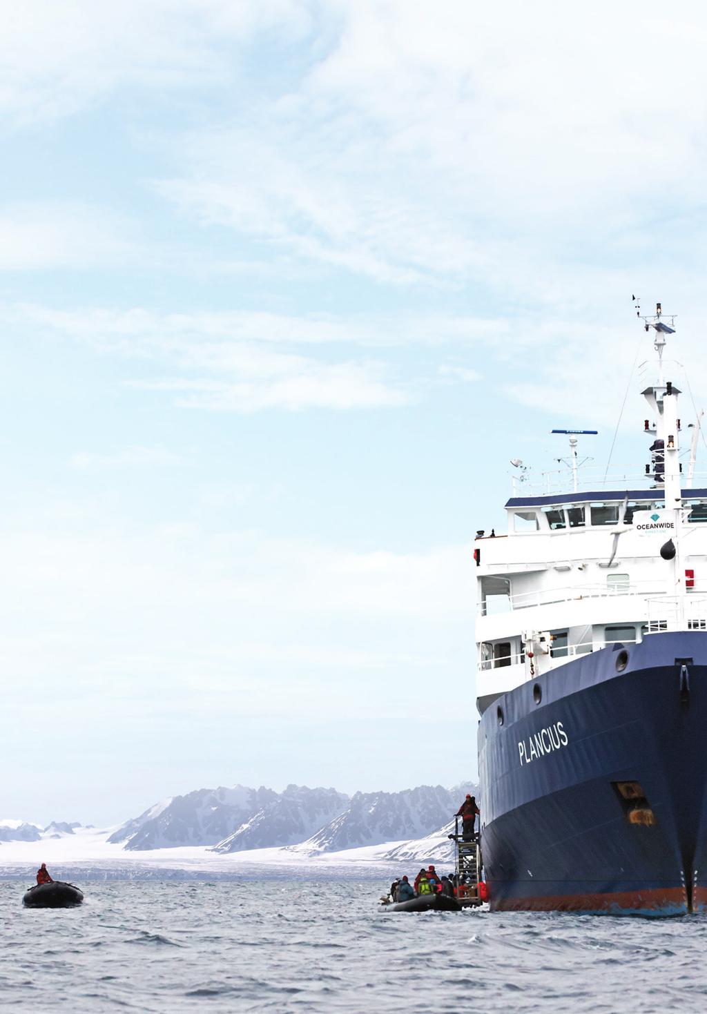 WHY US? WE ARE PIONEERS OF SHIP-BASED EXPLORATO- RY VOYAGES IN THE ARCTIC AND ANTARCTICA.