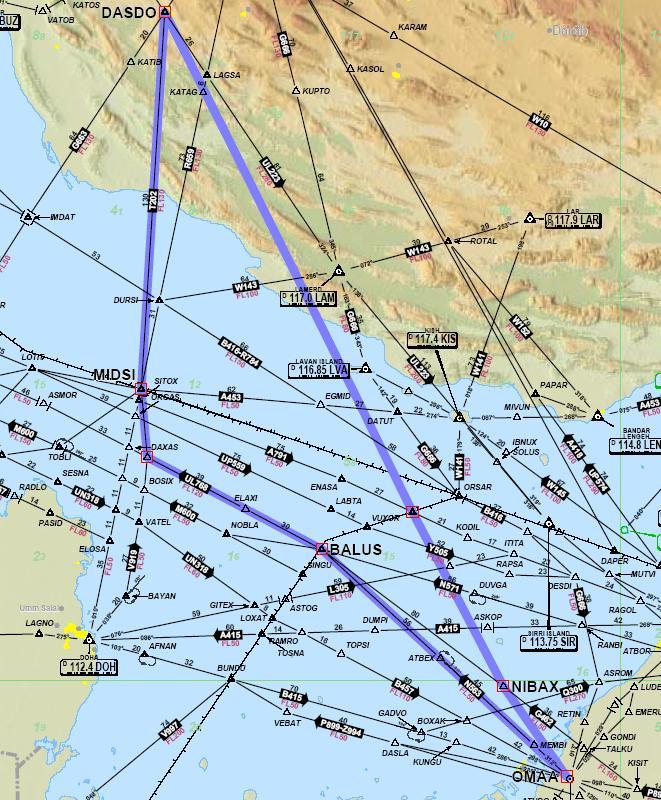 APPENDIX 4B 4B-28 MID/RC-050 ATS Route Name: New Route Entry-Exit: ADV / DASDO Inter-Regional Cross Reference if any Users Priority Originator of Proposal Date of Proposal IATA ARN TF/2 Route
