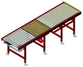 Roller pitch 52 mm FR100 Angle connection 45 5264 3929 4576 FR100 Short conveyor section which can be