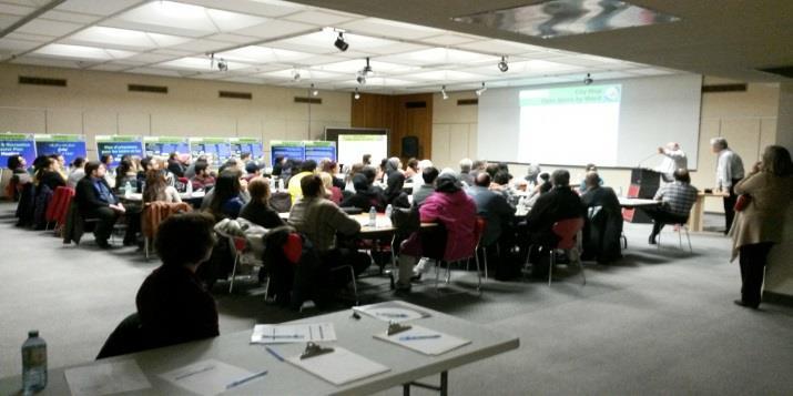 , WEST and WWWWIW, 64 newcomers participated in a Parks Consultation held at the Main branch of the Windsor Public Library on December 9, 2014.
