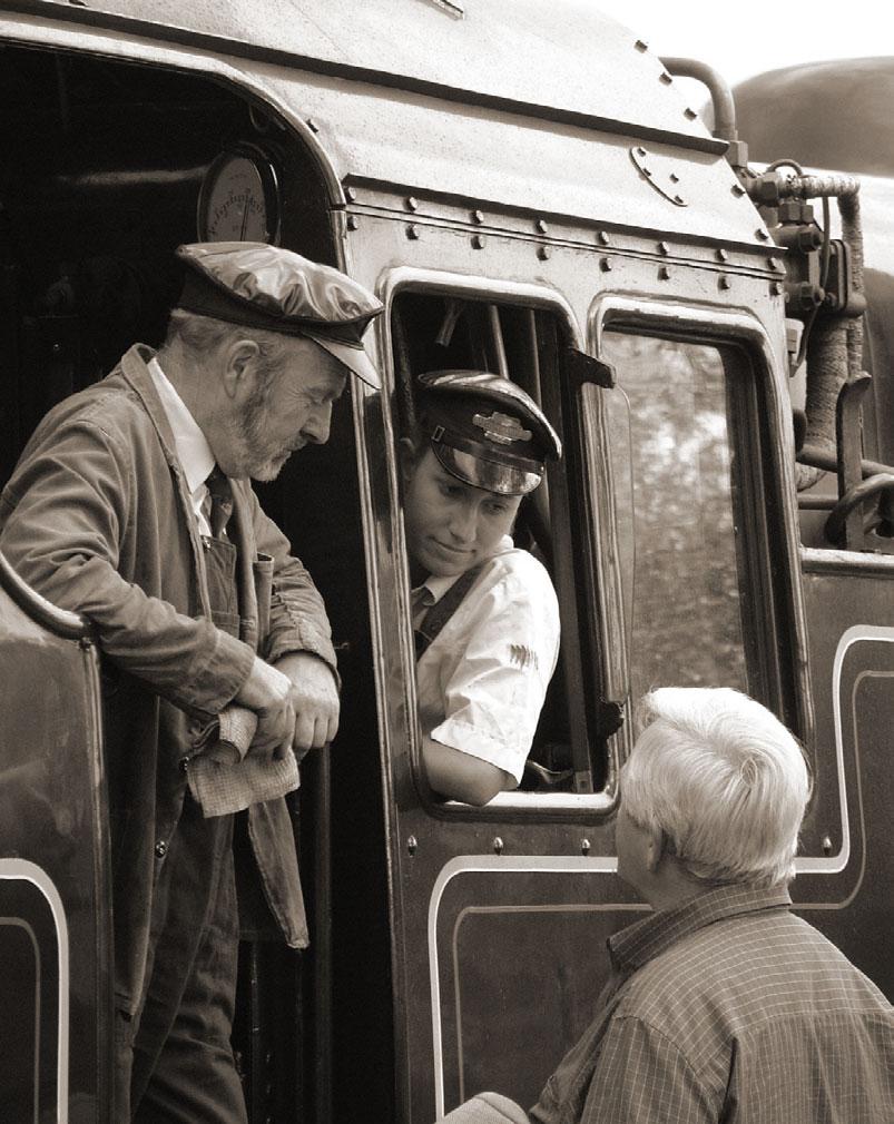 Elizabeth Groome (fireman) is the youngest daughter of a Bluebell driver and former Trustee.