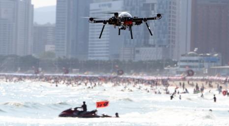 such as drowning using drone Surveillance of marine environment such as rip currents and jellyfish etc.