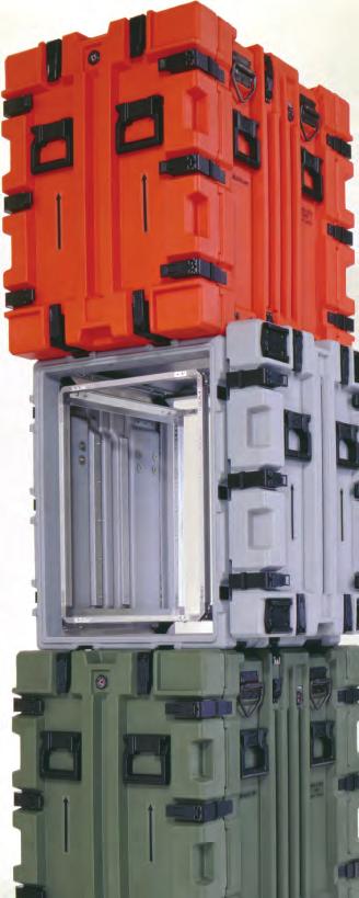 HARDIGG CLASSIC RACK CASES THE ULTIMATE SHOCKPROOF SOLUTIONS HARDIGG RADE RACK CASES RAPID ACCESS DOUBLE ENTRY SHOCK MOUNTS Hardigg s extra rugged, rotomolded Classic Rackmount Cases have