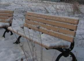 Many are in need of some repair or replacement (see Figure 39). Figure 39. Example of a bench in need of repair or replacement, too close to the water s edge. Figure 40.