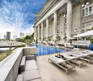 From $ 236 * 1 Fullerton Square, Singapore (SIN) MAP PAGE 10 REF. 6 Transformed from a magnificent 1928 neoclassical landmark, The Fullerton Hotel Singapore is an iconic luxury hotel.
