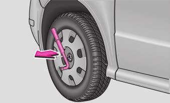 Pomoć u slučaju nezgode 179 U slučaju da vozilo naknadno opremate drugim gumama od tvorničkih važno je da uvažite napomene u strana 169, Nove gume, odn. kotači.