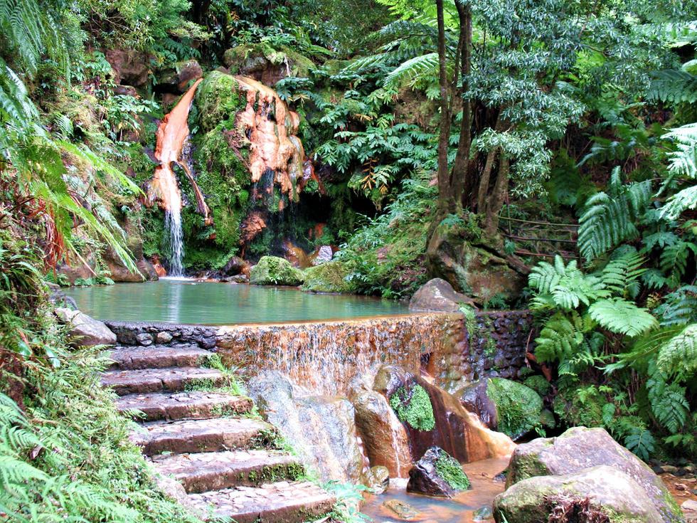 You ll witness the waterfall at Caldeira Velha before visiting the Lagoa