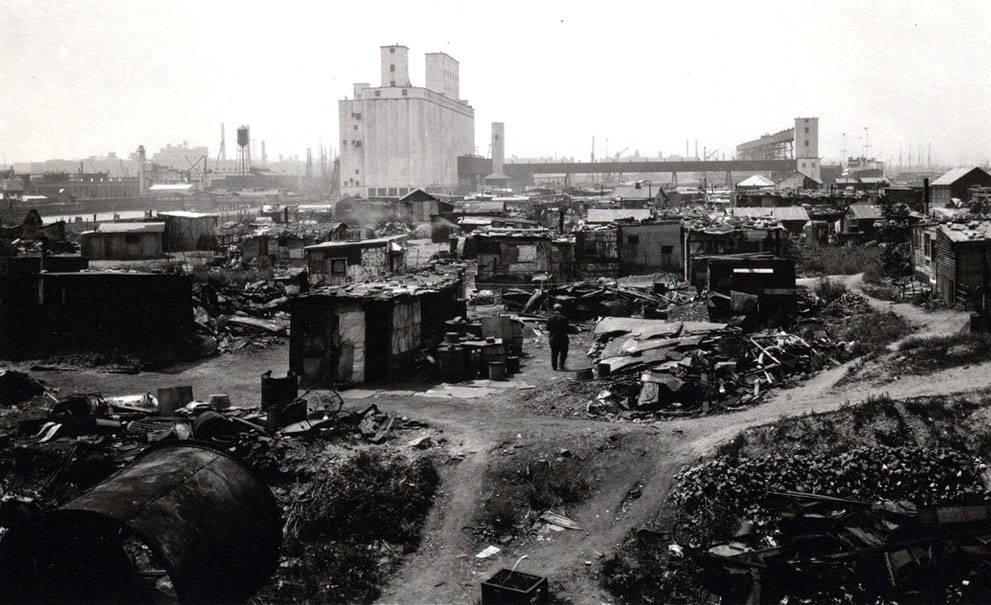 A Hooverville in Brooklyn, ca. 1930-1932.
