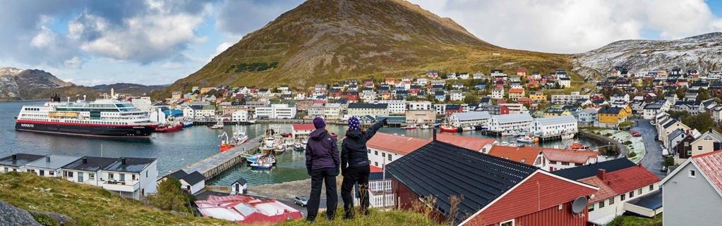 DAY 11: Monday 21st October, 2019 CRUISING VIA HONNINGSVÅG Our voyage continues along Norway s northernmost region, pausing briefly along the way at sleepy villages and busy ports surrounded by