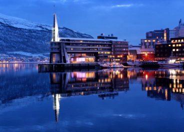 Tromsø Bridge and a famous