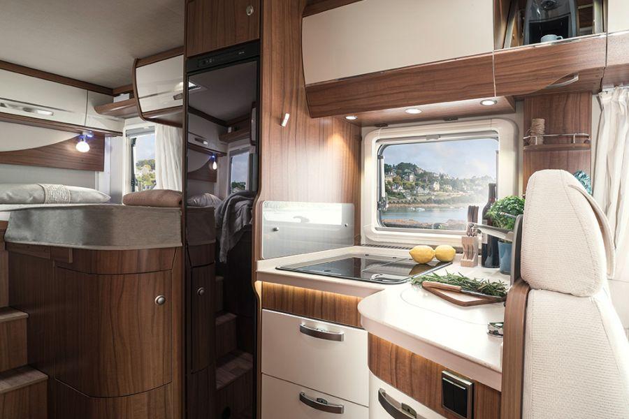 HYMER T-Class SL - Kitchen Quality modern interiors for the discerning customer.