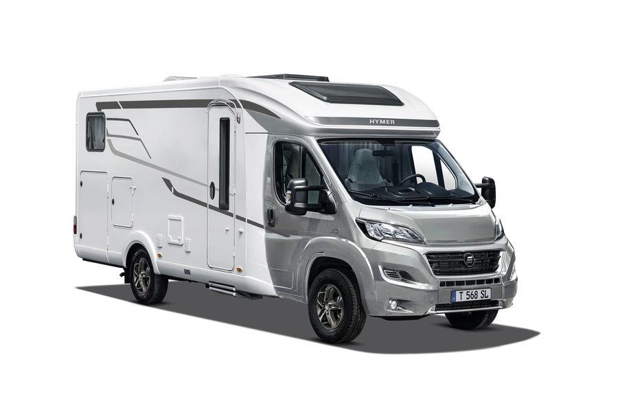 HYMER T-Class SL - Exterior view & stowage compartments The top of the semi-integrated range.