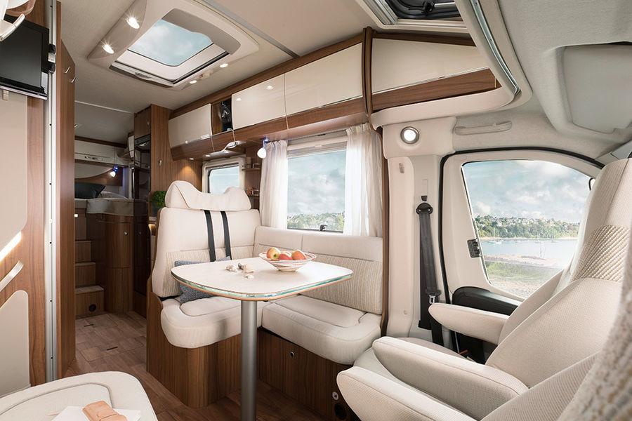 HYMER T-Class SL - Living room Quality modern interiors for the discerning customer.